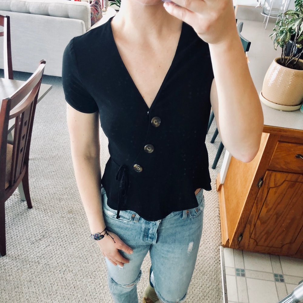 Beautiful wrap top